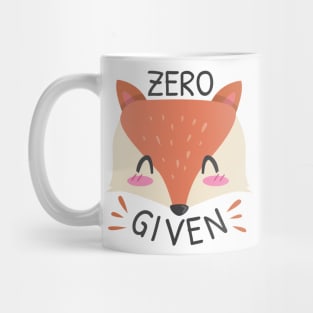 Cute Fox Cartoon Animals Character Design Mug